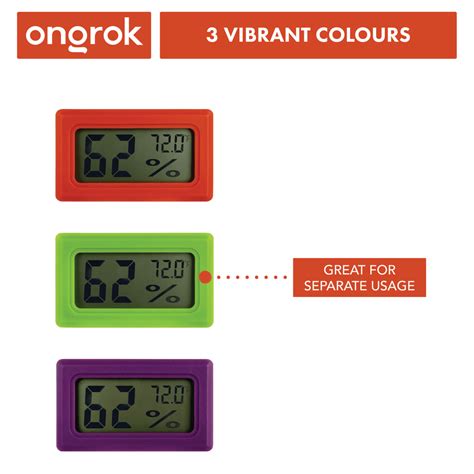 Mini Hygrometers Accurate Temperature And Humidity Tracking