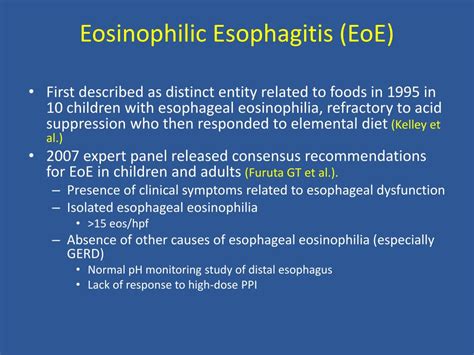 Ppt Eosinophilic Esophagitis An Allergy Perspective Powerpoint