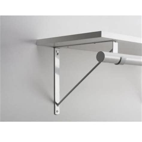 Our clothing & closet storage category offers a great selection of closet shelf & rod brackets and more. Crown Bolt White Heavy-Duty Shelf Bracket and Rod Support ...