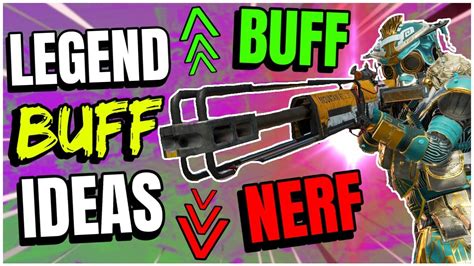 Legend Buff And Nerf Concepts Apex Legends Season 5 Youtube