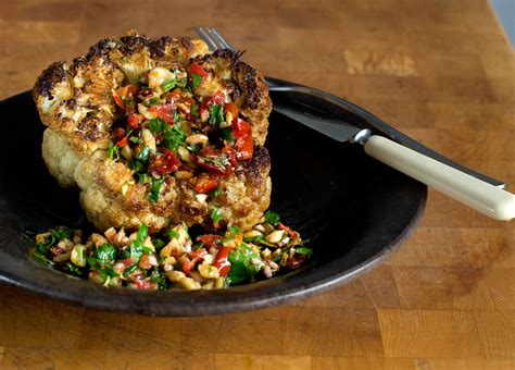 This Whole Head Roasted Cauliflower Is Made On The Stovetop Taste