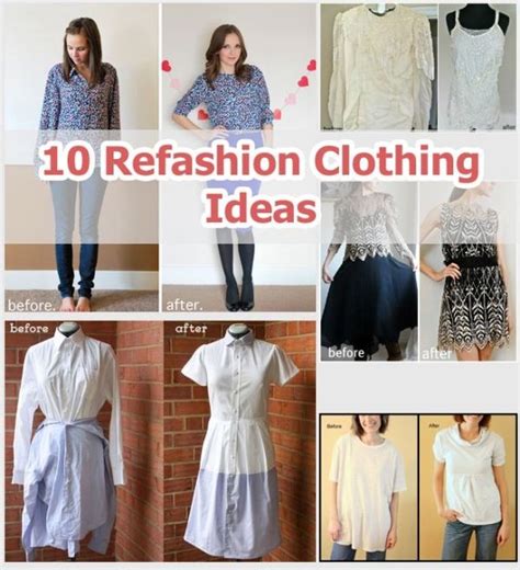 10 Refashion Clothing Ideas Fashion Inspiration Blog By Tamera Diy