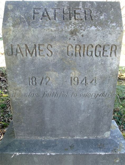 James Gordon Crigger Find A Grave Memorial