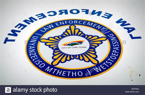 City of cape town logo. City of Cape Town logo and "Law Enforcement" sign (also ...