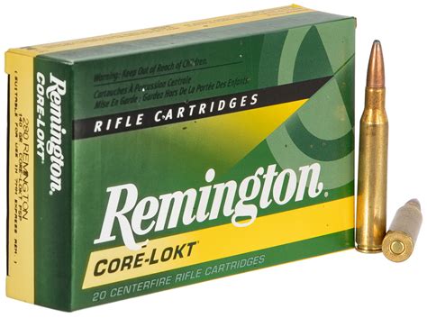 Remington Ammunition 28313 Core Lokt 280 Rem 140 Gr Core Lokt Pointed