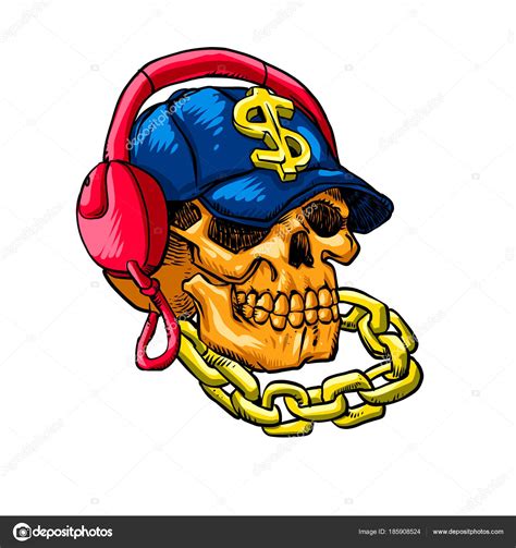 The pair, who ran a cruel and violent criminal empire in london's east. Cartoon Gangster Skull Illustration — Stock Photo ...