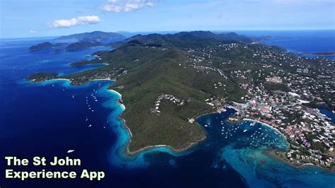 Aerial Of Cruz Bay St John Usvi Youtube