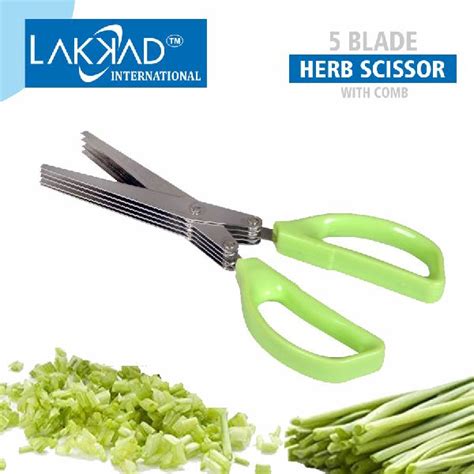 5 Blade Herb Scissor Lakkad International Ahmedabad Gujarat