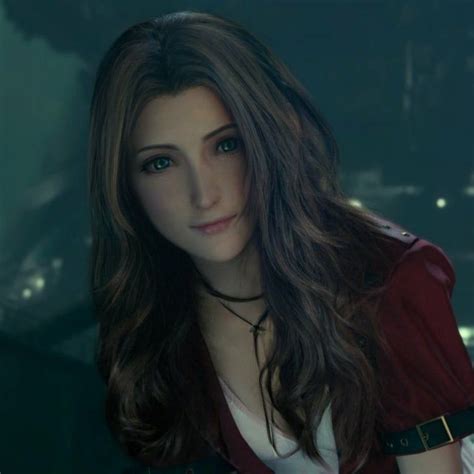 aerith with her hair down found on twitter finalfantasy in 2020 final fantasy aerith