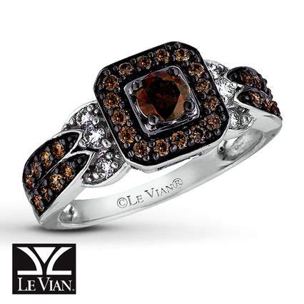 Kay Levian Chocolate Diamonds Ct Tw Ring K Vanilla Gold