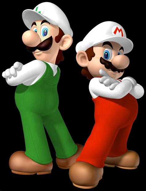 Mario And Luigi In Their Fire Forms Mario And Luigi Mario Mario Bros