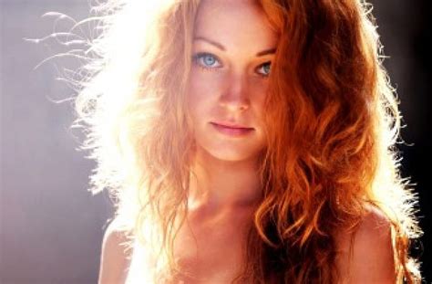 Redhead Beauty With Blue Eyes Redhead Angel Woman Women Girl
