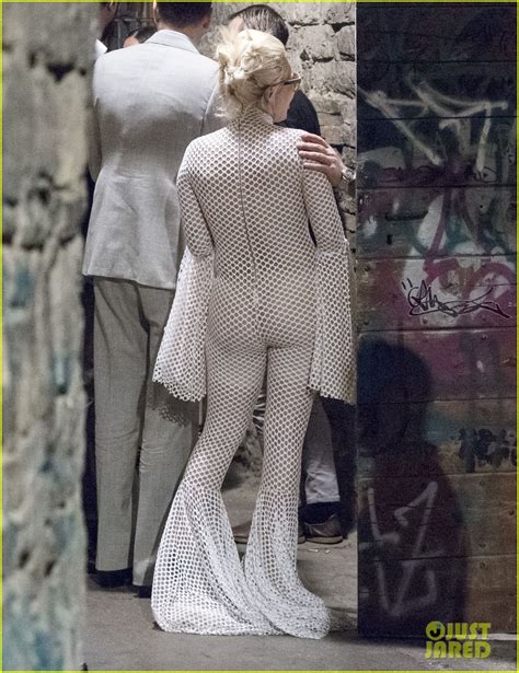 Lady Gaga Wears A Completely Mesh Jumpsuit In Italy Photo 3415814