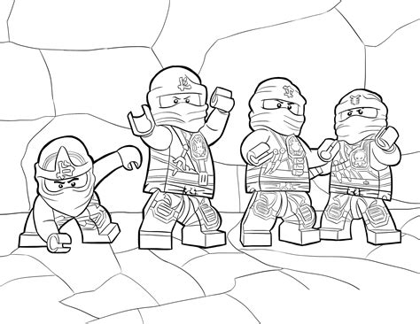 Lego Ninjago Coloring Pages Jay : Lego Ninjago Jay Coloring Page | Lego