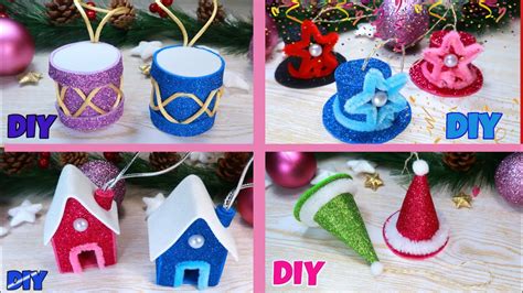 Diy Ideas De Adornos De Navidad En Foami O Goma Eva Muy F Ciles