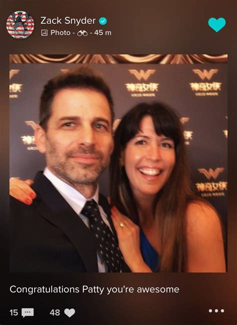 For zack snyder's justice league cut. OTHER: Zack Snyder Congratulates Patty Jenkins : DC_Cinematic