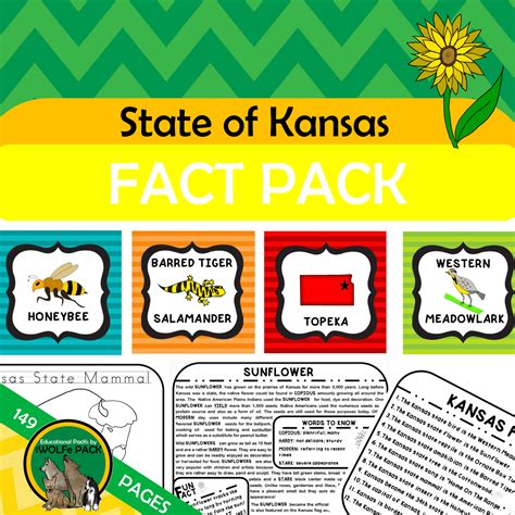 State Of Kansas Fact Pack The Wolfe Pack Reviewsresources