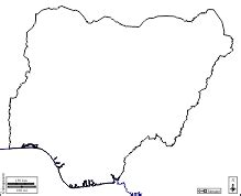 nigeria  maps  blank maps  outline maps  base maps