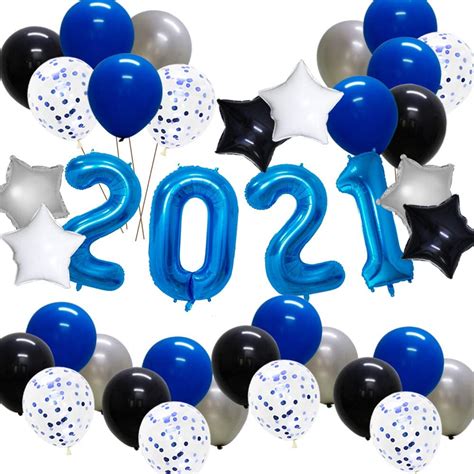 Download high quality class of 2021 clip art from our collection of 65,000,000 clip art graphics. Graduation Decorations 2021 Party Balloons, Navy Blue ...