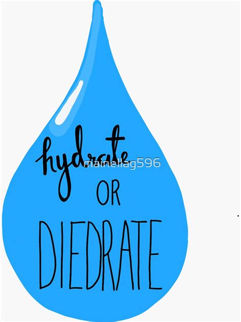 Hydrate Or Diedrate Sticker For Sale By Mainellag596 Redbubble