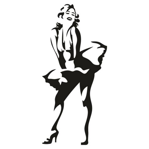 Marilyn Monroe Pose SVG File Actress Marilyn Monroe Vg Cut File