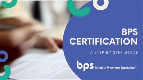 Bps Certification A Step By Step Guide Board Of Pharmacy Specialties