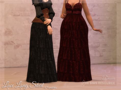 Dissia Lace Long Skirt 47 Swatches Base Game