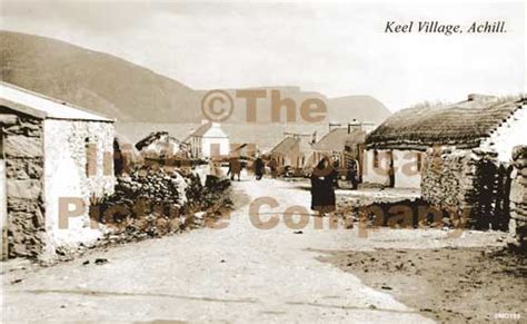 Keel Village Achill Island Co Mayo Ireland Old Irish Photograph Mo