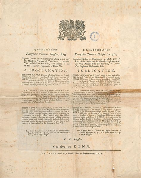 Le Traité De 1752 Un Document Qui Prend Tout Son Sens Aujourdhui