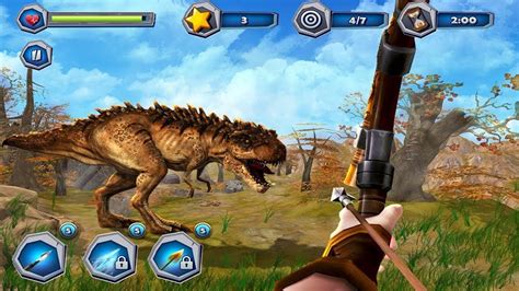 Dinosaur Hunter Safari Archer Free Hunting Game Android Gameplay Youtube