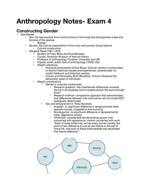 Anthropology 101 Notes Exam 4 Anthropology Notes Exam 4 Constructing