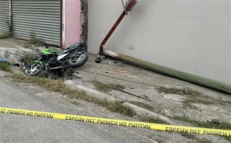 Motociclista Muere Tras Chocar Contra Poste En Carretera Nacional Telediario M Xico