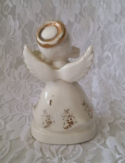 Vintage Relco Japan Porcelain Angel Figurine ~ March Angel ~ 1950s