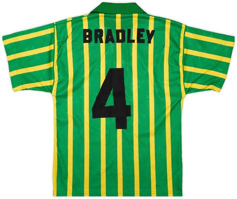 1993-94 West Brom Away Shirt Bradley #4 - 9/10 - (S)