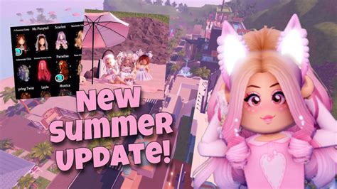 Royale High Summer Update New Realm New Hairs And Shops Youtube