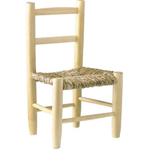 Petite chaise bois pour enfant (Naturel) – Jardindeco