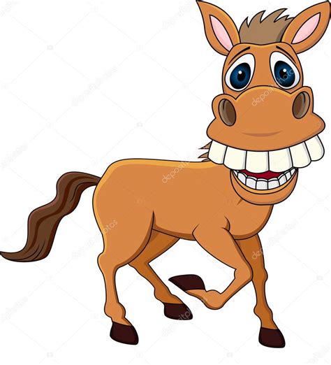 Funny Horse — Stock Vector © Dagadu 9456544
