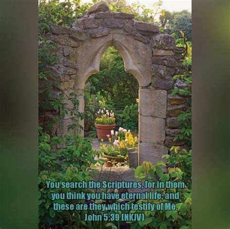 "Search the Scriptures." "You search the Scriptures, for in them you
