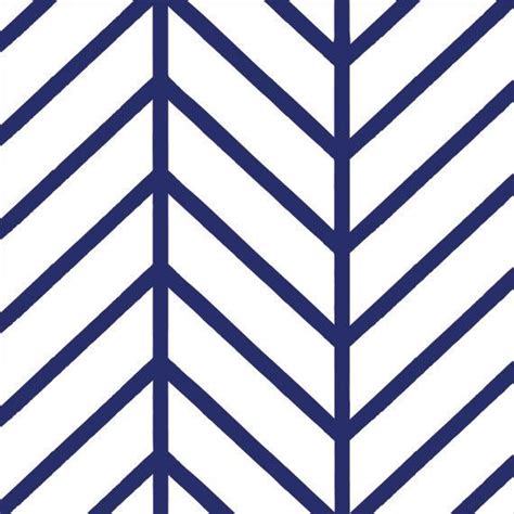 Herringbone Line Navy Peel And Stick Wallpaper Repositionable Etsy