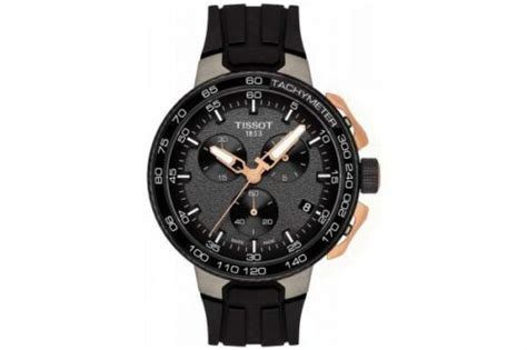 new tissot t race chronograph black dial men s watch t111 417 37 441 07 ebay