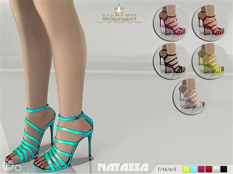 Madlen Natassa Sandals By Mj95 At Tsr Sims 4 Updates