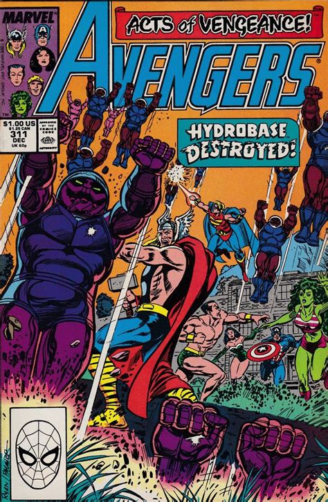 Avengers 311 Marvel Comics Vol 1 Marvel Comics Vintage Comics