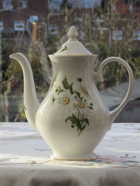 Stechol bone china tea for one (pot, cup & saucer) and cups with floral pattern. Vintage Bone China Coffee Pot Large Floral Berkshire Bone ...