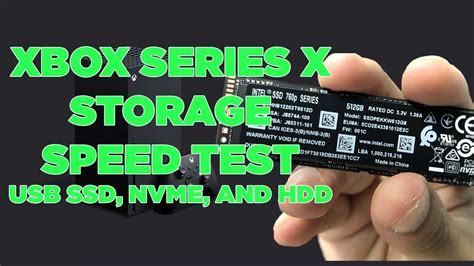 Xbox Series X Storage Test Xbox SSD Vs USB HDD Vs USB SSD Vs USB