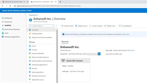 How To Determine The Microsoft Azure Tenant Id Enhansoft