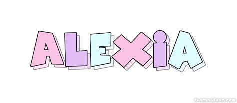Alexia Logo Free Name Design Tool From Flaming Text