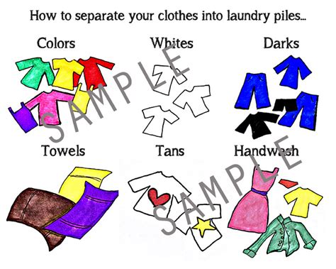 As a rough guide, light colored clothes with lots of stains should be washed using very hot water. I heart chore charts: Printable Chore Charts for kids ...