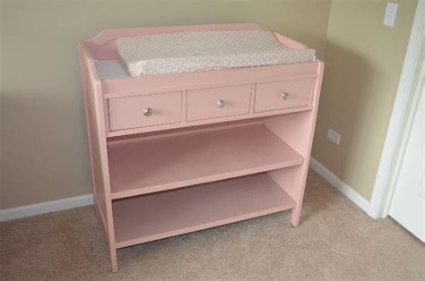 Pink Pottery Barn Changing Table