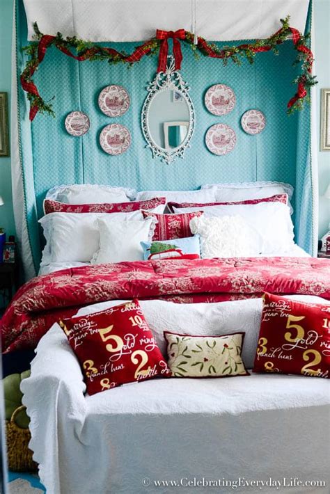 My Christmas Bedroom Decor  Celebrating Everyday Life with Jennifer