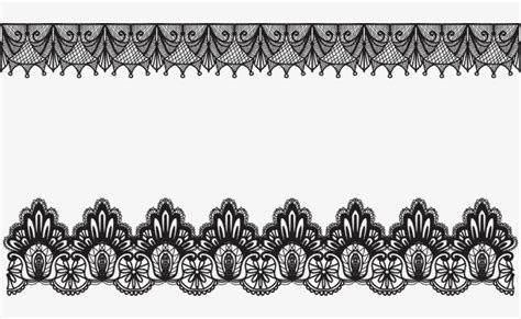 Hand Painted Lace Png Image Vector Painted Black Lace Vector Hand